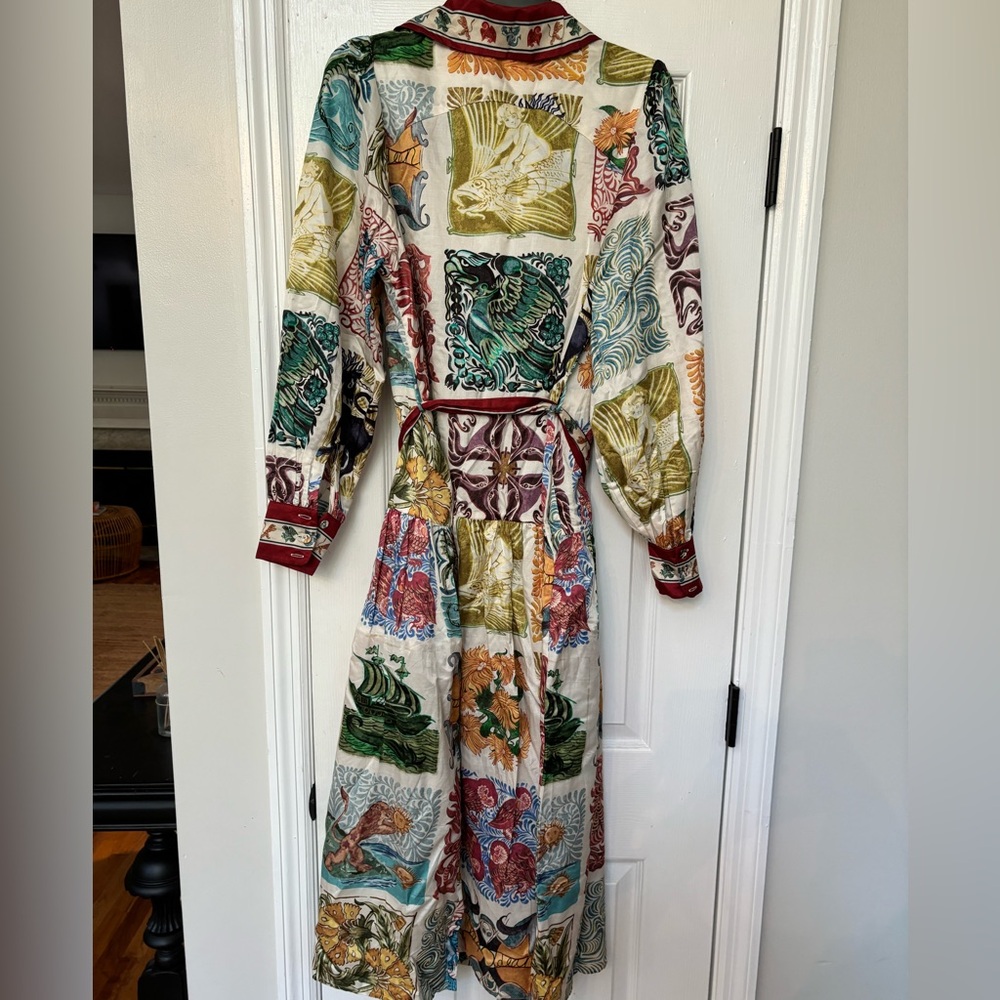 Antipodean Wond-A-Land Midi Shirt Dress, size 8 - Picture 7 of 8